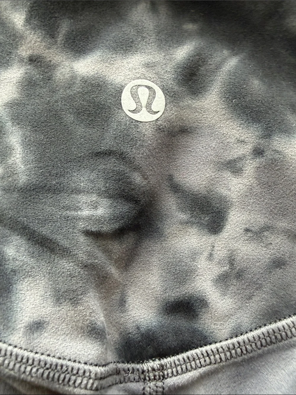 lululemon athletica Black and Dark Gray Tie-Dye High-Rise Leggings